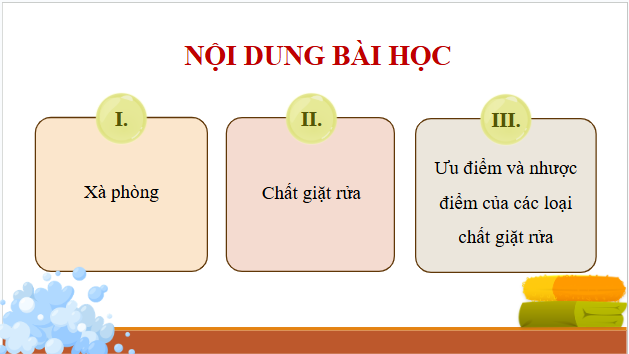 Giáo án điện tử Hóa 12 Cánh diều Bài 2: Xà phòng và chất giặt rửa tổng hợp | PPT Hóa học 12