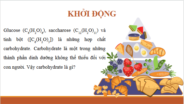 Giáo án điện tử Hóa 12 Cánh diều Bài 3: Giới thiệu về carbohydrate | PPT Hóa học 12