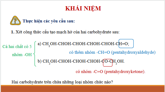 Giáo án điện tử Hóa 12 Cánh diều Bài 3: Giới thiệu về carbohydrate | PPT Hóa học 12