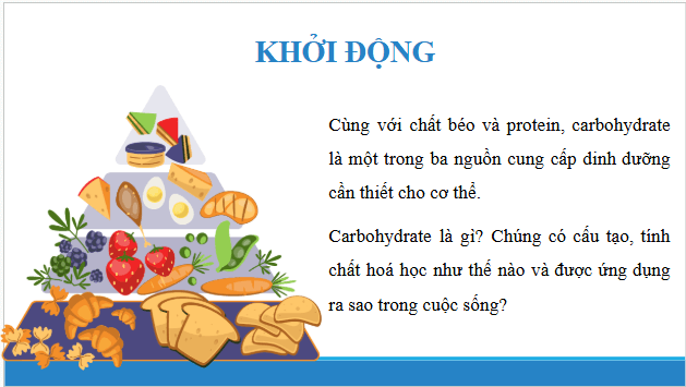 Giáo án điện tử Hóa 12 Chân trời Bài 3: Glucose và fructose | PPT Hóa học 12 Chân trời sáng tạo