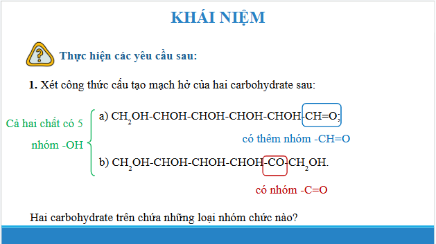 Giáo án điện tử Hóa 12 Chân trời Bài 3: Glucose và fructose | PPT Hóa học 12 Chân trời sáng tạo