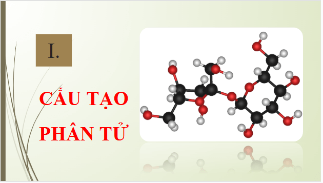 Giáo án điện tử Hóa 12 Kết nối Bài 5: Saccharose và maltose | PPT Hóa học 12 Kết nối tri thức