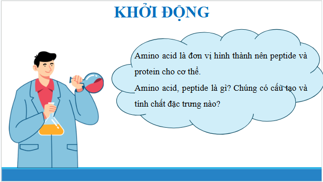 Giáo án điện tử Hóa 12 Chân trời Bài 7: Amino acid và peptide | PPT Hóa học 12 Chân trời sáng tạo