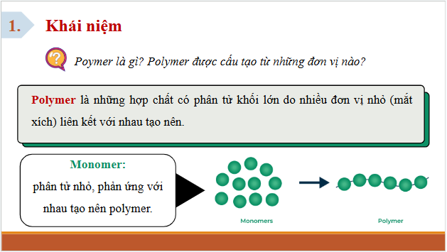 Giáo án điện tử Hóa 12 Cánh diều Bài 8: Đại cương về polymer | PPT Hóa học 12