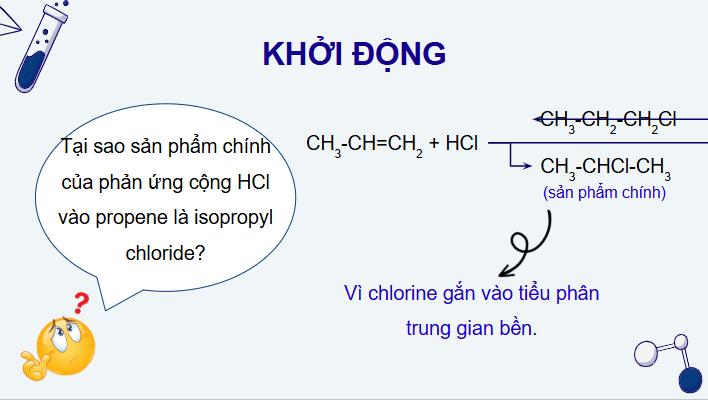 Giáo án điện tử Chuyên đề Hóa 12 Kết nối tri thức Bài 3: Cơ chế phản ứng cộng | PPT Chuyên đề Hóa học 12