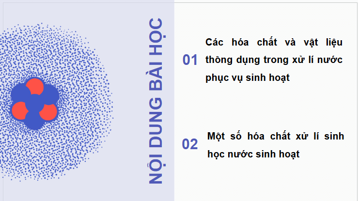 Giáo án điện tử Chuyên đề Hóa 12 Kết nối tri thức Bài 6: Xử lí nước sinh hoạt | PPT Chuyên đề Hóa học 12