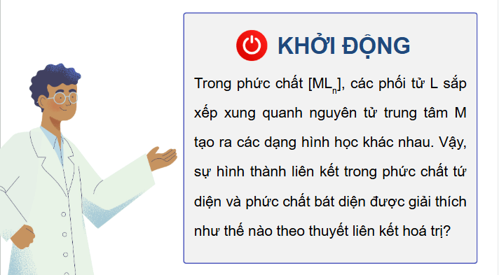 Giáo án điện tử Chuyên đề Hóa 12 Kết nối tri thức Bài 8: Liên kết và cấu tạo của phức chất | PPT Chuyên đề Hóa học 12