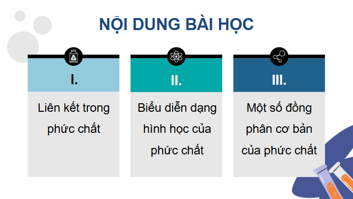 Giáo án điện tử Chuyên đề Hóa 12 Kết nối tri thức Bài 8: Liên kết và cấu tạo của phức chất | PPT Chuyên đề Hóa học 12
