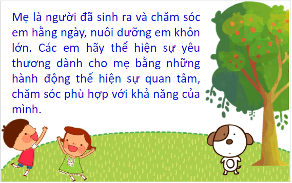 Giáo án điện tử HĐTN lớp 1 Cánh diều Tuần 25: Mẹ của em | PPT Hoạt động trải nghiệm lớp 1