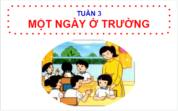 Giáo án điện tử HĐTN lớp 1 Cánh diều Tuần 3: Một ngày ở trường | PPT Hoạt động trải nghiệm lớp 1