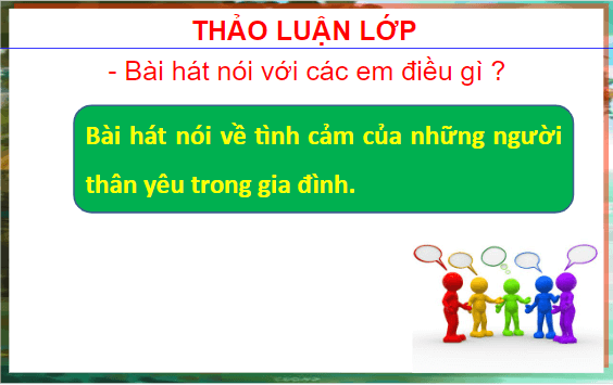 Giáo án điện tử HĐTN lớp 1 Cánh diều Tuần 8: Em yêu thương người thân | PPT Hoạt động trải nghiệm lớp 1