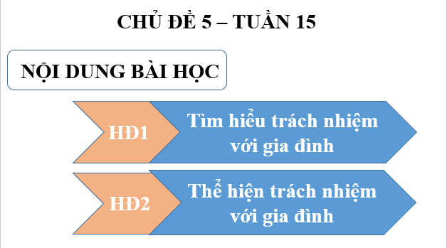 Giáo án điện tử HĐTN 10 Kết nối tri thức Chủ đề 5: Trách nhiệm với gia đình | PPT Hoạt động trải nghiệm 10