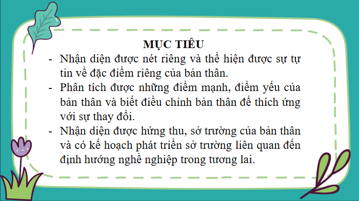 Giáo án điện tử HĐTN 11 Kết nối tri thức Chủ đề 2: Khám phá bản thân | PPT Hoạt động trải nghiệm 11