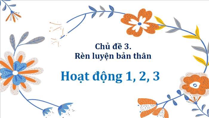Giáo án điện tử HĐTN 11 Kết nối tri thức Chủ đề 3: Rèn luyện bản thân | PPT Hoạt động trải nghiệm 11