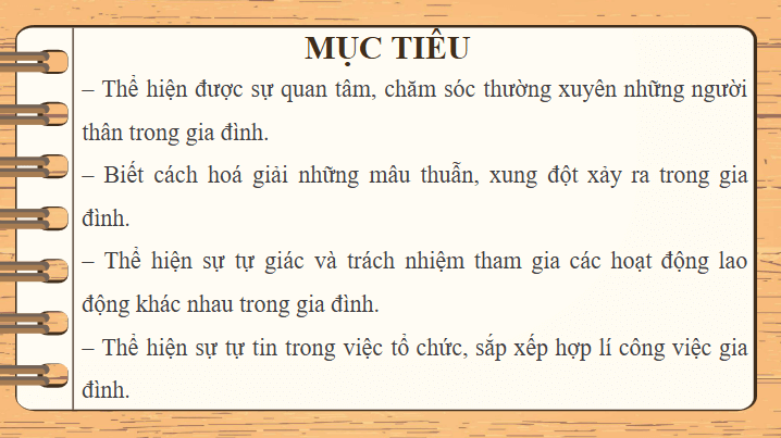 Giáo án điện tử HĐTN 11 Kết nối tri thức Chủ đề 4: Trách nhiệm với gia đình | PPT Hoạt động trải nghiệm 11