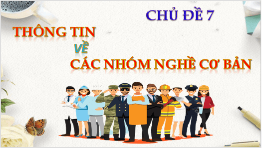 Giáo án điện tử HĐTN 11 Chân trời sáng tạo Chủ đề 7: Thông tin về các nhóm nghề cơ bản | PPT Hoạt động trải nghiệm 11