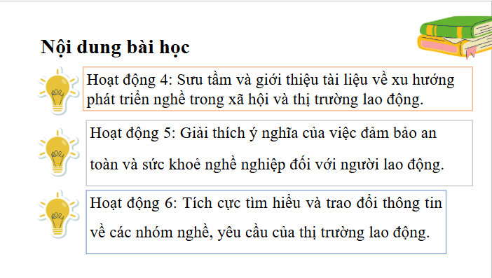 Giáo án điện tử HĐTN 11 Kết nối tri thức Chủ đề 8: Các nhóm nghề cơ bản và yêu cầu của thị trường lao động | PPT Hoạt động trải nghiệm 11