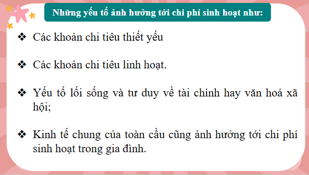 Giáo án điện tử HĐTN 12 Chân trời sáng tạo Chủ đề 5: Thực hiện kế hoạch tài chính trong cuộc sống | PPT Hoạt động trải nghiệm 12