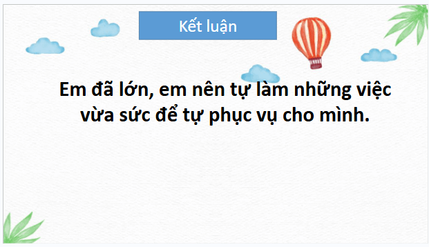 Giáo án điện tử HĐTN lớp 2 Kết nối tri thức Tuần 13: Em tự làm lấy việc của mình | PPT Hoạt động trải nghiệm lớp 2
