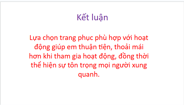 Giáo án điện tử HĐTN lớp 2 Kết nối tri thức Tuần 16: Lựa chọn trang phục | PPT Hoạt động trải nghiệm lớp 2