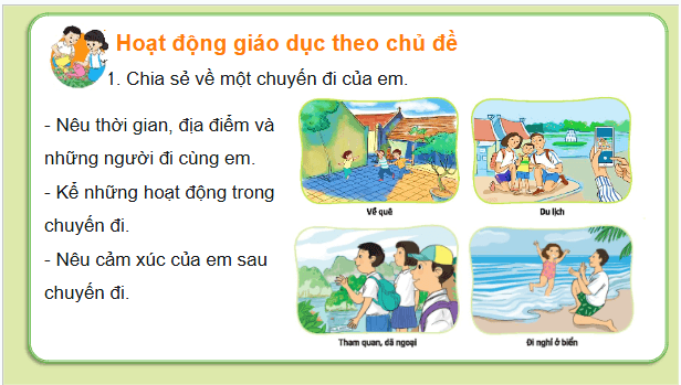 Giáo án điện tử HĐTN lớp 2 Kết nối tri thức Tuần 17: Hành trang lên đường | PPT Hoạt động trải nghiệm lớp 2