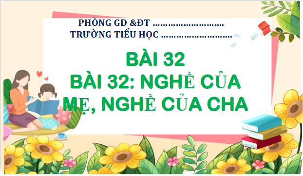 Giáo án điện tử HĐTN lớp 2 Kết nối tri thức Tuần 32: Nghề của mẹ, nghề của cha | PPT Hoạt động trải nghiệm lớp 2