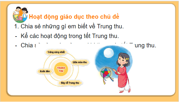 Giáo án điện tử HĐTN lớp 2 Kết nối tri thức Tuần 5: Vui Trung Thu | PPT Hoạt động trải nghiệm lớp 2