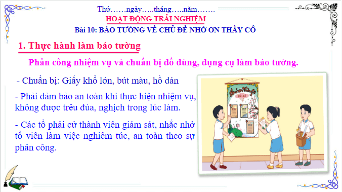 Giáo án điện tử HĐTN lớp 3 Cánh diều Tuần 11 | PPT Hoạt động trải nghiệm lớp 3