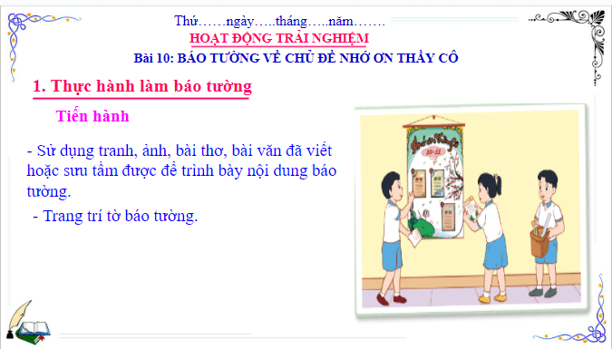 Giáo án điện tử HĐTN lớp 3 Cánh diều Tuần 11 | PPT Hoạt động trải nghiệm lớp 3