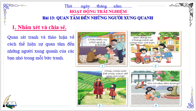 Giáo án điện tử HĐTN lớp 3 Cánh diều Tuần 13 | PPT Hoạt động trải nghiệm lớp 3