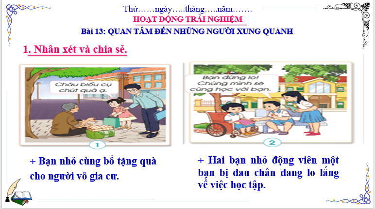 Giáo án điện tử HĐTN lớp 3 Cánh diều Tuần 13 | PPT Hoạt động trải nghiệm lớp 3