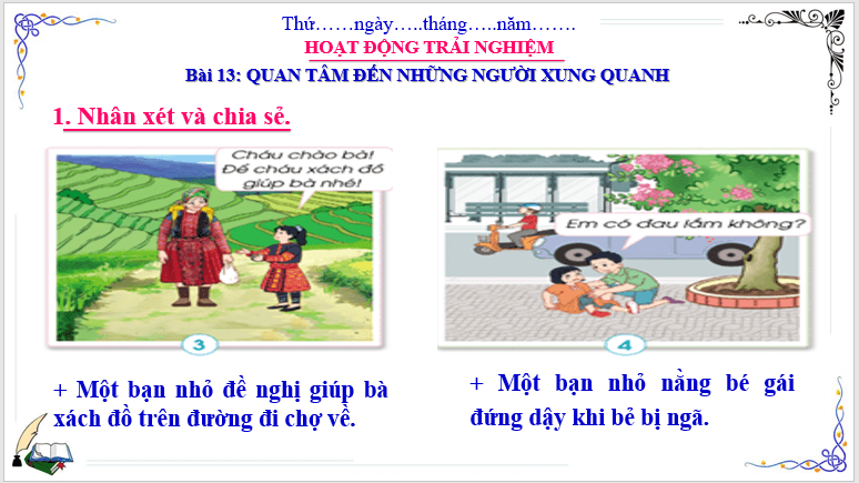 Giáo án điện tử HĐTN lớp 3 Cánh diều Tuần 13 | PPT Hoạt động trải nghiệm lớp 3