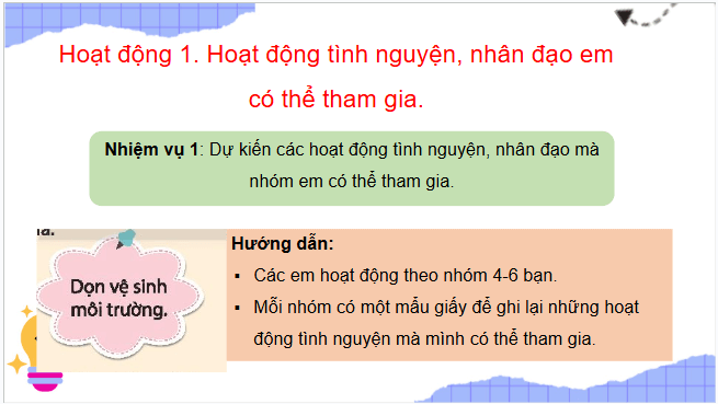 Giáo án điện tử HĐTN lớp 3 Chân trời sáng tạo Tuần 14 | PPT Hoạt động trải nghiệm lớp 3