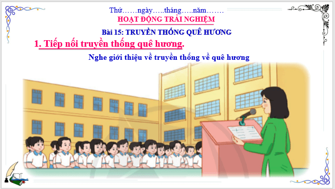 Giáo án điện tử HĐTN lớp 3 Cánh diều Tuần 15 | PPT Hoạt động trải nghiệm lớp 3
