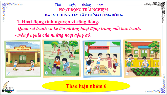Giáo án điện tử HĐTN lớp 3 Cánh diều Tuần 16 | PPT Hoạt động trải nghiệm lớp 3