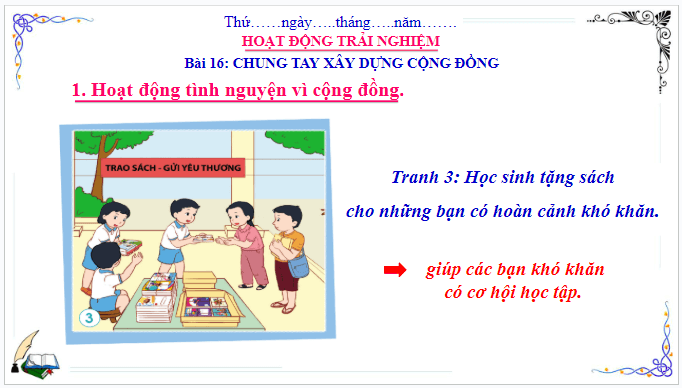 Giáo án điện tử HĐTN lớp 3 Cánh diều Tuần 16 | PPT Hoạt động trải nghiệm lớp 3