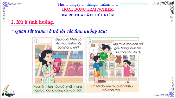 Giáo án điện tử HĐTN lớp 3 Cánh diều Tuần 19 | PPT Hoạt động trải nghiệm lớp 3