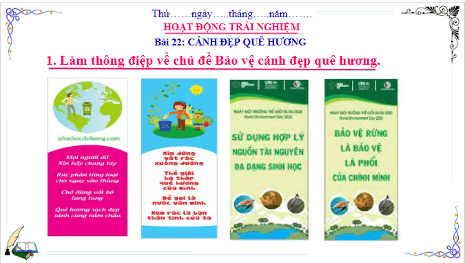 Giáo án điện tử HĐTN lớp 3 Cánh diều Tuần 22 | PPT Hoạt động trải nghiệm lớp 3