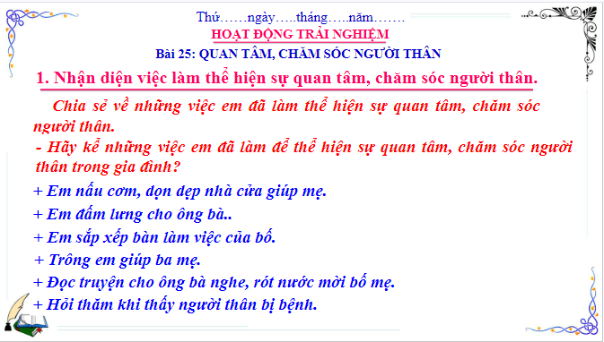 Giáo án điện tử HĐTN lớp 3 Cánh diều Tuần 25 | PPT Hoạt động trải nghiệm lớp 3