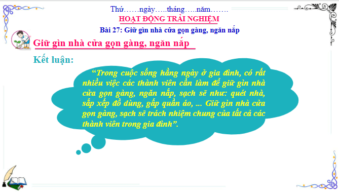 Giáo án điện tử HĐTN lớp 3 Cánh diều Tuần 27 | PPT Hoạt động trải nghiệm lớp 3