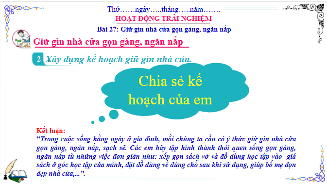 Giáo án điện tử HĐTN lớp 3 Cánh diều Tuần 27 | PPT Hoạt động trải nghiệm lớp 3