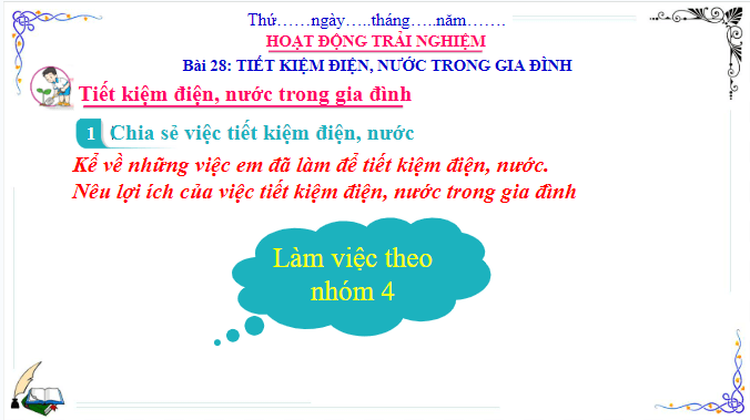 Giáo án điện tử HĐTN lớp 3 Cánh diều Tuần 28 | PPT Hoạt động trải nghiệm lớp 3