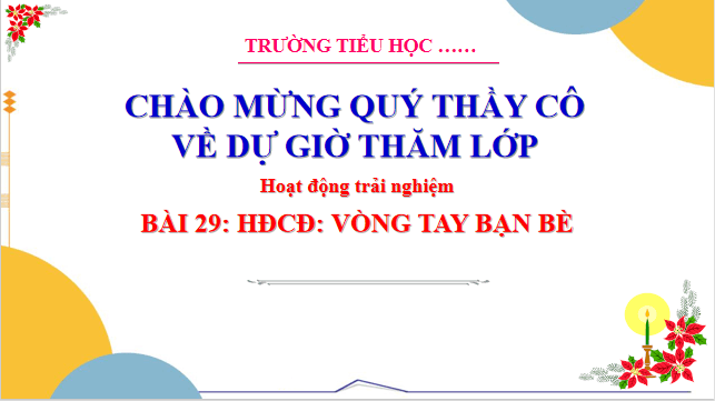 Giáo án điện tử HĐTN lớp 3 Cánh diều Tuần 29 | PPT Hoạt động trải nghiệm lớp 3