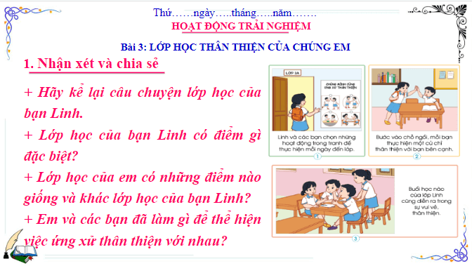 Giáo án điện tử HĐTN lớp 3 Cánh diều Tuần 3 | PPT Hoạt động trải nghiệm lớp 3
