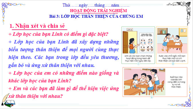 Giáo án điện tử HĐTN lớp 3 Cánh diều Tuần 3 | PPT Hoạt động trải nghiệm lớp 3