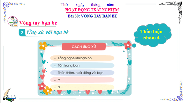 Giáo án điện tử HĐTN lớp 3 Cánh diều Tuần 30 | PPT Hoạt động trải nghiệm lớp 3