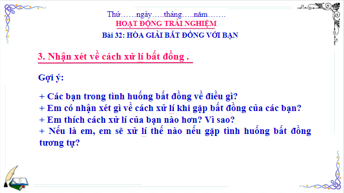 Giáo án điện tử HĐTN lớp 3 Cánh diều Tuần 32 | PPT Hoạt động trải nghiệm lớp 3