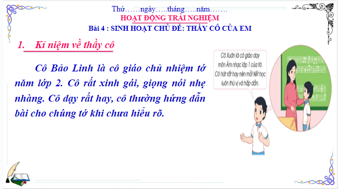 Giáo án điện tử HĐTN lớp 3 Cánh diều Tuần 4 | PPT Hoạt động trải nghiệm lớp 3