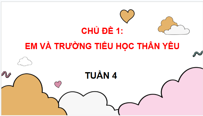 Giáo án điện tử HĐTN lớp 3 Chân trời sáng tạo Tuần 4 | PPT Hoạt động trải nghiệm lớp 3