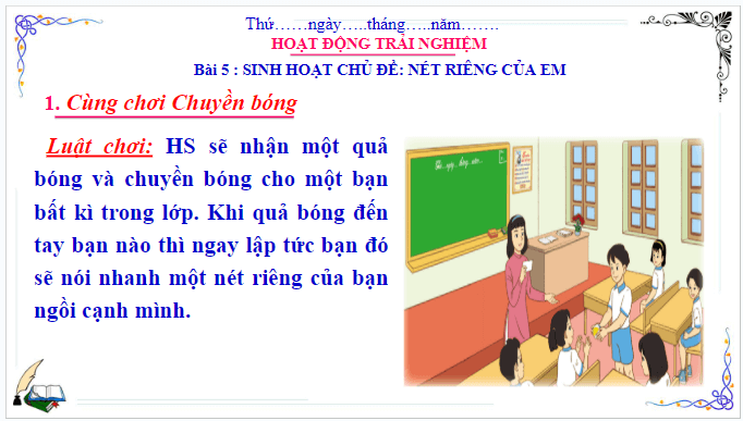 Giáo án điện tử HĐTN lớp 3 Cánh diều Tuần 5 | PPT Hoạt động trải nghiệm lớp 3